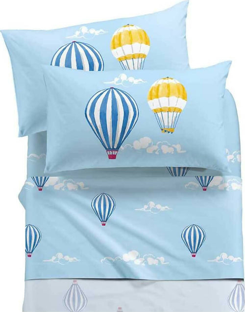 Caleffi Kids Completo Lenzuola Letto Singolo 1 Piazza Mongolfiera per Bambini Casa e cucina/Tessili per la casa/Biancheria per la cameretta/Lenzuola e federe/Set di lenzuola e federe La Bottega del Risparmio - Bari, Commerciovirtuoso.it