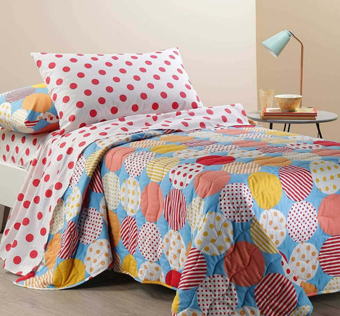 Caleffi Kids Trapuntino Copriletto Bambini 170x265 Cm Trapuntato Singolo Una Piazza Candy Morbido Cotone Imbottitura Fibra Anallergica Diversi Colori Casa e cucina/Tessili per la casa/Biancheria per la cameretta/Trapunte e copriletti La Bottega del Risparmio - Bari, Commerciovirtuoso.it
