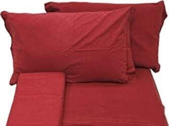 Caleffi Lenzuolo Cotone Jeans Bordeaux Matrimoniale Casa e cucina/Tessili per la casa/Biancheria da letto/Lenzuola e federe/Set di lenzuola e federe Biancheria Arredo Home - Nola, Commerciovirtuoso.it