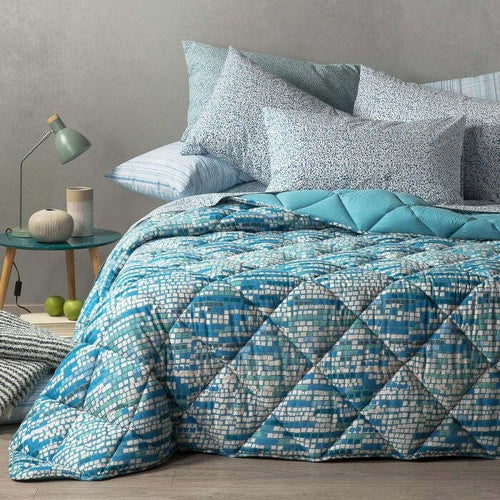 Caleffi Mondial Trapunta, Cotone , Blu, Matrimoniale, 1004494 , Caleffi Casa e cucina/Tessili per la casa/Biancheria da letto/Coperte e trapunte/Trapunte Biancheria Arredo Home - Nola, Commerciovirtuoso.it