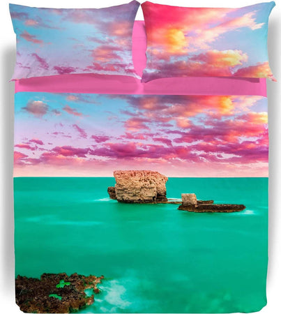 Caleffi Set Lenzuola Matrimoniale Sogni Di Viaggio Stampa Digitale 100% Cotone Tessuto Traspirante Varie Fantasie Casa e cucina/Tessili per la casa/Biancheria da letto/Lenzuola e federe/Set di lenzuola e federe La Bottega del Risparmio - Bari, Commerciovirtuoso.it