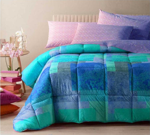 Caleffi Trapunta Matrimoniale Esmeralda Cotone Bluette Trapunta Imbottitura in Fibra Sofy Anallergica Casa e cucina/Tessili per la casa/Biancheria da letto/Coperte e trapunte/Trapunte La Bottega del Risparmio - Bari, Commerciovirtuoso.it