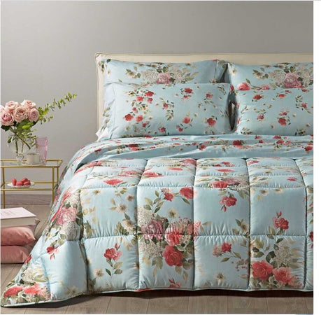 Caleffi Trapunta Matrimoniale Rosier In Raso Di Cotone Colore Acquamarina Casa e cucina/Tessili per la casa/Biancheria da letto/Coperte e trapunte/Trapunte La Bottega del Risparmio - Bari, Commerciovirtuoso.it