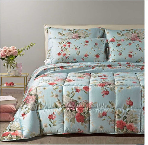Caleffi Trapunta Matrimoniale Rosier In Raso Di Cotone Colore Acquamarina Casa e cucina/Tessili per la casa/Biancheria da letto/Coperte e trapunte/Trapunte La Bottega del Risparmio - Bari, Commerciovirtuoso.it