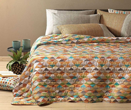 Caleffi Trapuntino Copriletto Trapuntato Ethno Letto 1 Piazza E Mezza Microfibra Casa e cucina/Tessili per la casa/Biancheria da letto/Coperte e trapunte/Trapunte La Bottega del Risparmio - Bari, Commerciovirtuoso.it