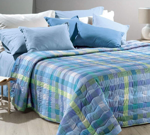 Caleffi Trapuntino Copriletto Trapuntato Oregon Letto Singolo 1 Piazza Microfibra Bluette Casa e cucina/Tessili per la casa/Biancheria da letto/Coperte e trapunte/Trapunte La Bottega del Risparmio - Bari, Commerciovirtuoso.it