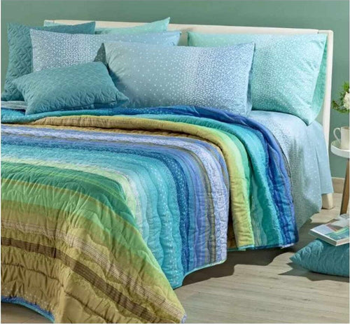 Caleffi Trapuntino Copriletto Trapuntato Riga 1 Piazza E Mezza Microfibra Casa e cucina/Tessili per la casa/Biancheria da letto/Coperte e trapunte/Trapunte La Bottega del Risparmio - Bari, Commerciovirtuoso.it