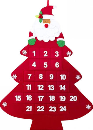 Calendario Avvento Albero Di Natale Con Tasche In Feltro Decorazioni Natalizie Casa e cucina/Decorazioni per interni/Addobbi e decorazioni per ricorrenze/Decorazioni natalizie/Calendari dell'avvento Trade Shop italia - Napoli, Commerciovirtuoso.it