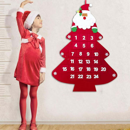 Calendario Avvento Albero Di Natale Con Tasche In Feltro Decorazioni Natalizie Casa e cucina/Decorazioni per interni/Addobbi e decorazioni per ricorrenze/Decorazioni natalizie/Calendari dell'avvento Trade Shop italia - Napoli, Commerciovirtuoso.it