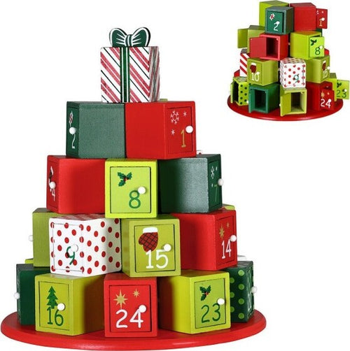 Calendario-Avvento-Regali-Di-Natale-In-Legno-24-Cassetti-Decorazioni-Natalizie