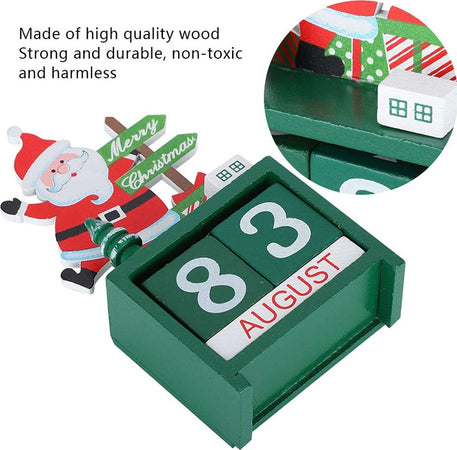 Calendario Dell'avvento Babbo Natale In Legno Datario Data Decorazioni Natalizie Casa e cucina/Decorazioni per interni/Addobbi e decorazioni per ricorrenze/Decorazioni natalizie/Calendari dell'avvento Trade Shop italia - Napoli, Commerciovirtuoso.it