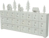 Calendario dell'avvento con case ed alberelli in legno MDF da 28 cm Casa e cucina/Decorazioni per interni/Addobbi e decorazioni per ricorrenze/Decorazioni natalizie/Calendari dell'avvento MagiediNatale.it - Altamura, Commerciovirtuoso.it