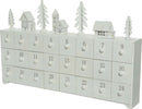 Calendario dell'avvento con case ed alberelli in legno MDF da 28 cm Casa e cucina/Decorazioni per interni/Addobbi e decorazioni per ricorrenze/Decorazioni natalizie/Calendari dell'avvento MagiediNatale.it - Altamura, Commerciovirtuoso.it