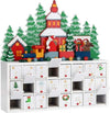 Calendario-Dell'avvento-Trenino-Natalizio-Di-Babbo-Natale-In-Legno-24-Cassetti