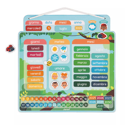 Calendario Magnetico Janod Versione Italiana