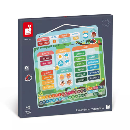 Calendario Magnetico Janod Versione Italiana