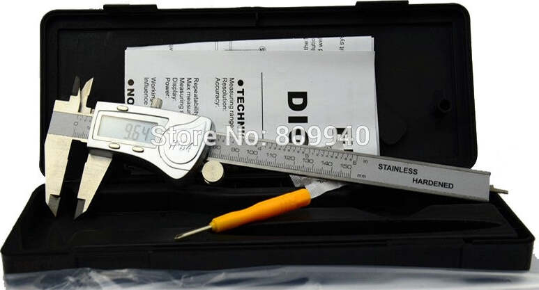 CALIBRO DIGITALE A CORSOIO DISPLAY LCD 150MM IN ACCIAIO CON CUSTODIA RIGIDA Fai da te/Utensili elettrici e a mano/Strumenti di misura e layout/Calibri/Calibri digitali Trade Shop italia - Napoli, Commerciovirtuoso.it