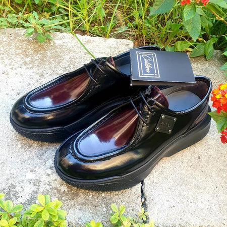 Calibro Scarpa Uomo Stringata Suola Gomma 6 Cm Scarpe Comfort Fodera in Vitello Lacci Moda/Uomo/Scarpe/Scarpe stringate basse D'Avanzo Clazature - Nola, Commerciovirtuoso.it