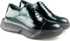 Calibro Scarpe Stringate Nere Uomo Maxi Suola Scarpa Plateau 6 Cm Effetto Extra Comfort Con Fondo Antiscivolo Logo Laterale Moda/Uomo/Scarpe/Scarpe stringate basse D'Avanzo Clazature - Nola, Commerciovirtuoso.it