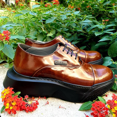 Vintage Scarpe Uomo Scamosciate Stringate Stringate Uomo In