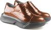 Calibro Scarpe Stringate Nere Uomo Maxi Suola Scarpa Plateau 6 Cm Effetto Extra Comfort Con Fondo Antiscivolo Logo Laterale Moda/Uomo/Scarpe/Scarpe stringate basse D'Avanzo Clazature - Nola, Commerciovirtuoso.it