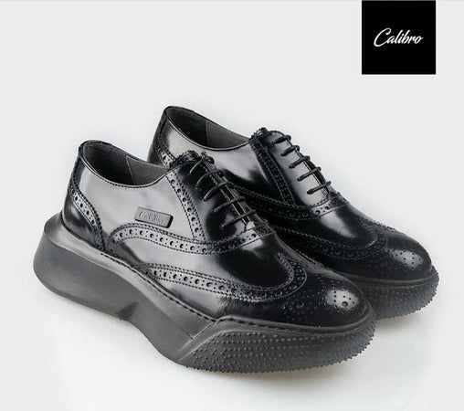 Calibro Scarpe Stringate Uomo Scarpa Francesina Lacci Suola in Gomma 6cm Scarpa Antiscivolo Comfort Fodera in Vitello Coda di Rondine Moda/Uomo/Scarpe/Scarpe stringate basse D'Avanzo Clazature - Nola, Commerciovirtuoso.it