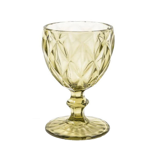 Calice decorativo in vetro dettagliato da 240 ml