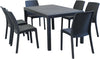 CALIGOLA---set-tavolo-fisso-in-wicker-cm-150x90-compreso-di-6-sedute-Antracite-Milani-Home