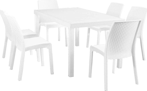 CALIGOLA---set-tavolo-fisso-in-wicker-cm-150x90-compreso-di-6-sedute-Bianco-Milani-Home