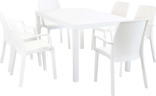 CALIGOLA---set-tavolo-fisso-in-wicker-cm-150x90-compreso-di-6-sedute-Bianco-Milani-Home