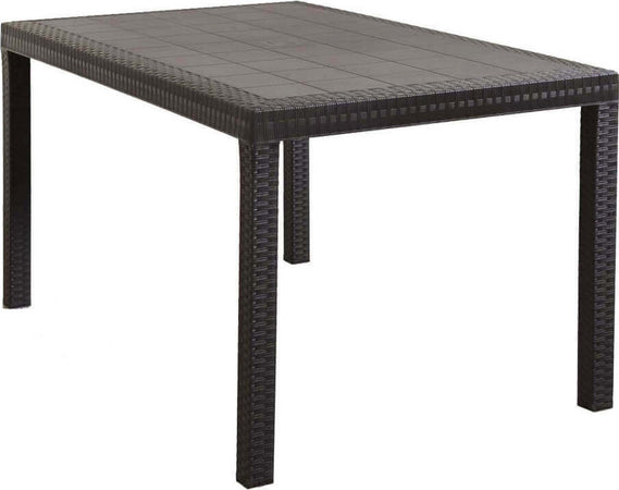 CALIGOLA---set-tavolo-fisso-in-wicker-cm-150x90-compreso-di-6-sedute-Marrone-Milani-Home