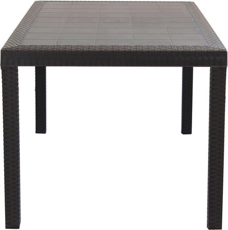 CALIGOLA---set-tavolo-fisso-in-wicker-cm-150x90-compreso-di-6-sedute-Marrone-Milani-Home