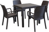 CALIGOLA---set-tavolo-fisso-in-wicker-cm-80x80x74-h-compreso-di-4-sedute-Marrone-Milani-Home