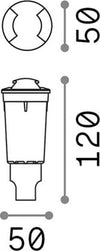 Calpestabile-Da-Incasso-Moderno-Way-Two-Plastica-Nera-1-Luce-G9-2W-3000K
