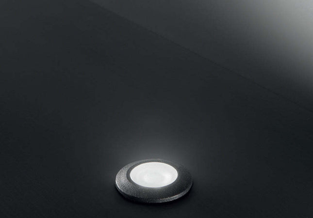Calpestabile-Da-Incasso-Moderno-Way-Up-Plastica-Nera-1-Luce-G9-2W-3000K