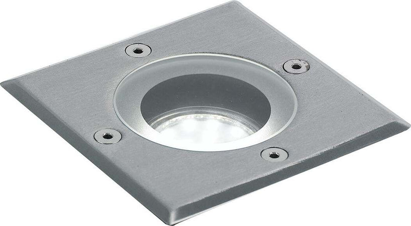 Calpestabile Drive Acciaio 1Xgu10 Ip67 10,8X10,8X11,8Cm Illuminazione/Illuminazione per esterni/Lampade da incasso a terra Led Mall Home - Napoli, Commerciovirtuoso.it