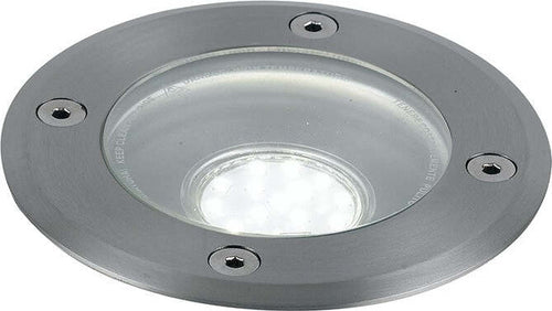 Calpestabile Drive Acciaio 1Xgu10 Ip67 10,8X11,8Cm Illuminazione/Illuminazione per esterni/Lampade da incasso a terra Led Mall Home - Napoli, Commerciovirtuoso.it