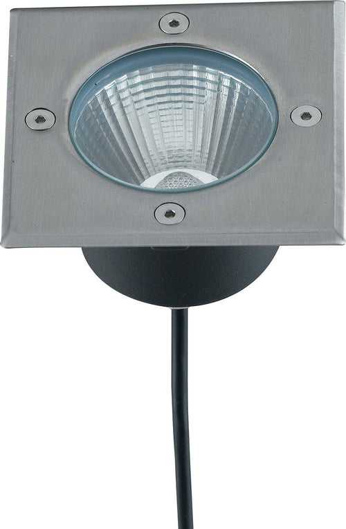 Calpestabile Led Walk Acciaio 12W 750Lm 4000K Ip67 Ik10 14,2X14,2X11Cm Illuminazione/Illuminazione per esterni/Lampade da incasso a terra Led Mall Home - Napoli, Commerciovirtuoso.it