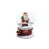 Palla di neve Babbo Natale con glitter neve decorazione natalizia 4,5 x h 6 cm