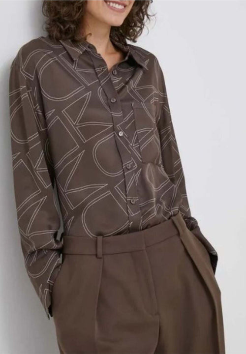 calvin-klein-CAMICIA-VISCOSE-TWILL-PRINT-SHIRT-da-donna
