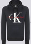 Calvin Klein Felpa con Cappuccio Uomo 98%Cotone Elasticizzato Logo Stampato e Tasca Centrale Calvin Klein Monogram Regular Hoodie Felpa Uomo Felpa CON Cappuccio Euforia - Bronte, Commerciovirtuoso.it