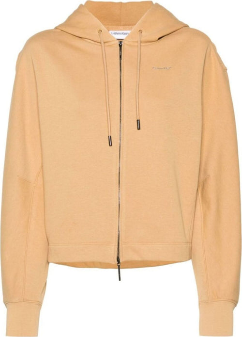 calvin-klein-FELPA-NANO-LOGO-ZIP-RELAXED-HOODIE-da-donna