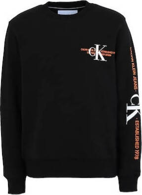 Calvin Klein Felpa Uomo Tinta Unita Girocollo Maniche Lunghe Senza Cappuccio Felpa Maxi Logo Calvin Klein Cotone Elasticizzato Fashion Uomo Moda/Uomo/Abbigliamento/Felpe/Felpe senza cappuccio Euforia - Bronte, Commerciovirtuoso.it