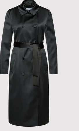 calvin-klein-Giubbotto-DUCHESS-SATIN-MAXI-da-donna