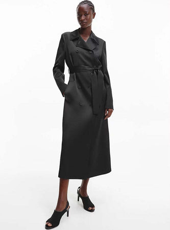 calvin-klein-Giubbotto-DUCHESS-SATIN-MAXI-da-donna
