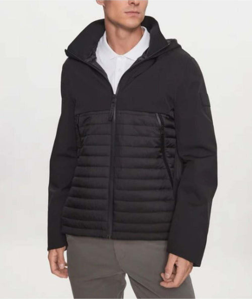 calvin-klein-Giubbotto-QUILTED-MIX-MEDIA-JACKET-H00D-da-uomo
