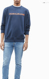 CALVIN KLEIN JEANS Felpa Uomo Slim Fit 100% Cotone Maxi Logo FELPA CALVIN KLEIN JEANS Euforia - Bronte, Commerciovirtuoso.it