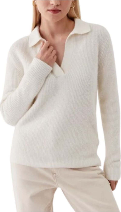 calvin-klein-MAGLIONE-ALPACA-POLO-NK-SWEATER-da-donna
