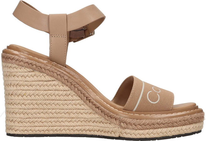 Calvin-Klein-Scarpe-con-Tacco-Beige-da-donna