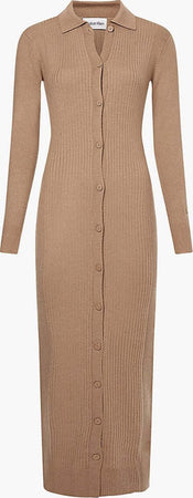 calvin-klein-VESTITO-WOOL-TENCEL-RIB-DRESS-da-donna